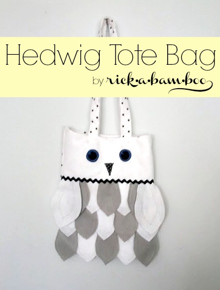 Hedwig Tote Bag | rickabamboo.com | #Hedwig #HarryPotter #Owl