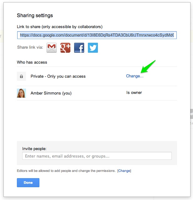 Google Drive Share Settings | rickabamboo.com | #printables
