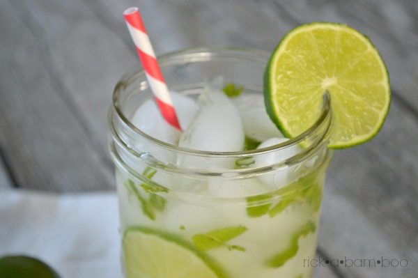 Mint Limeade | rickabamboo.com | #lime #cincodemayo #lemonade