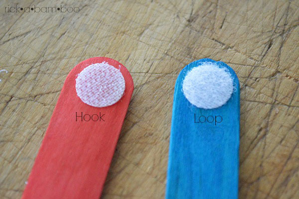 Velcro Sticks | rickabamboo.com | #busybag #preschool #totschool
