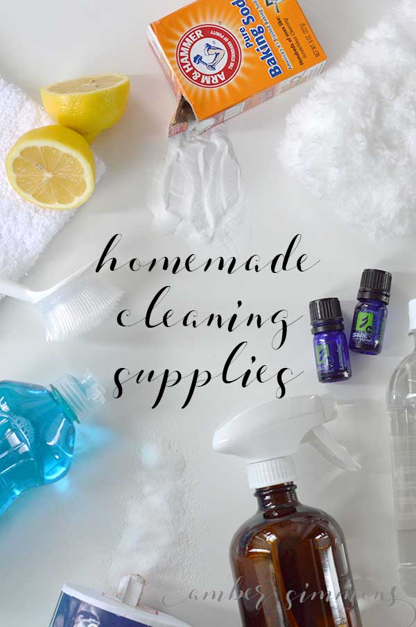 Homemade Cleaning Supplies | all natural | DIY cleaners | essential oils | fresh | simple