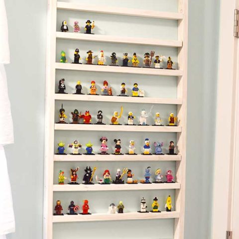 Display Over 150 Lego Minifigures, Lego Display Shelves