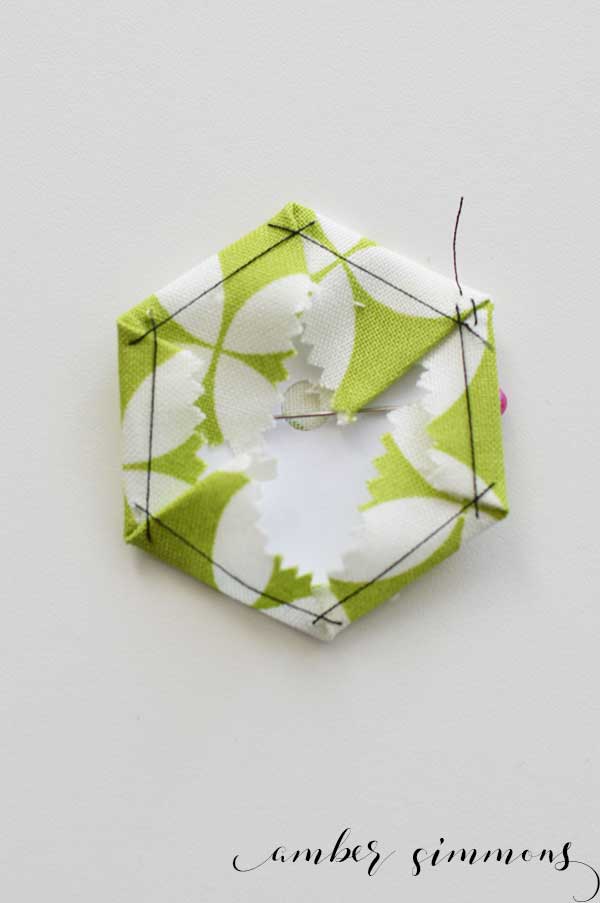 English Paper Piecing Hexie Tutorial | Fabric hexies | DIY | Handmade | epp