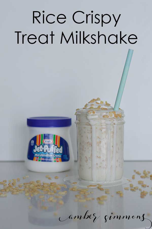 Rice Crispy Treat Milkshake 