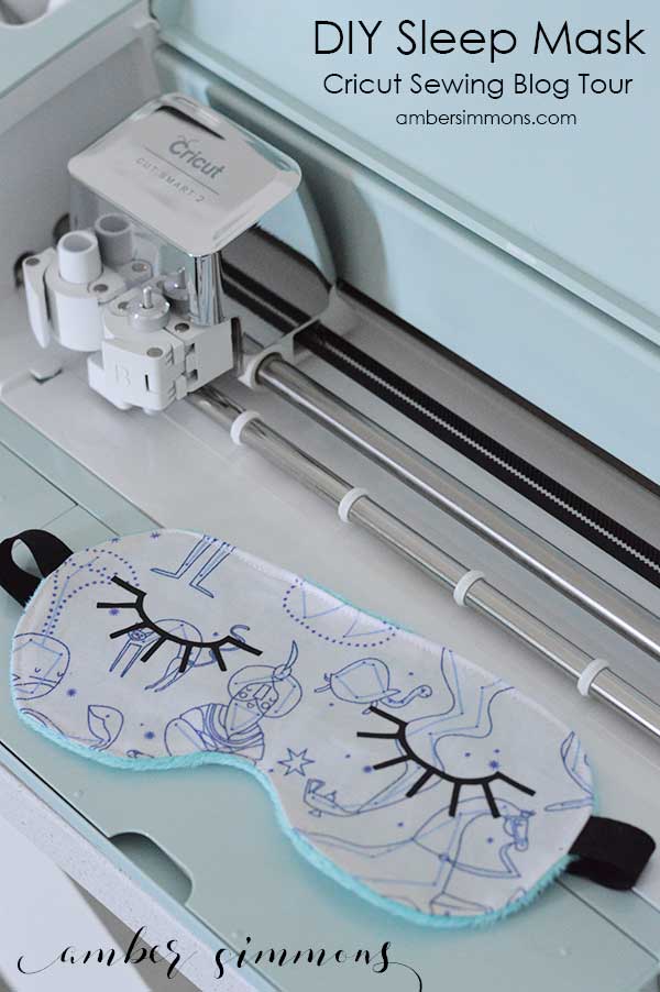 DIY Sleep Mask | Cricut Sewing Blog Tour