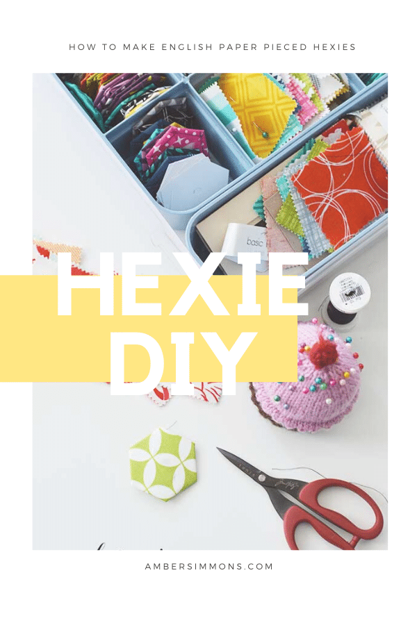 This simple step-by-step tutorial will have you making English paper pieced hexies in no time.