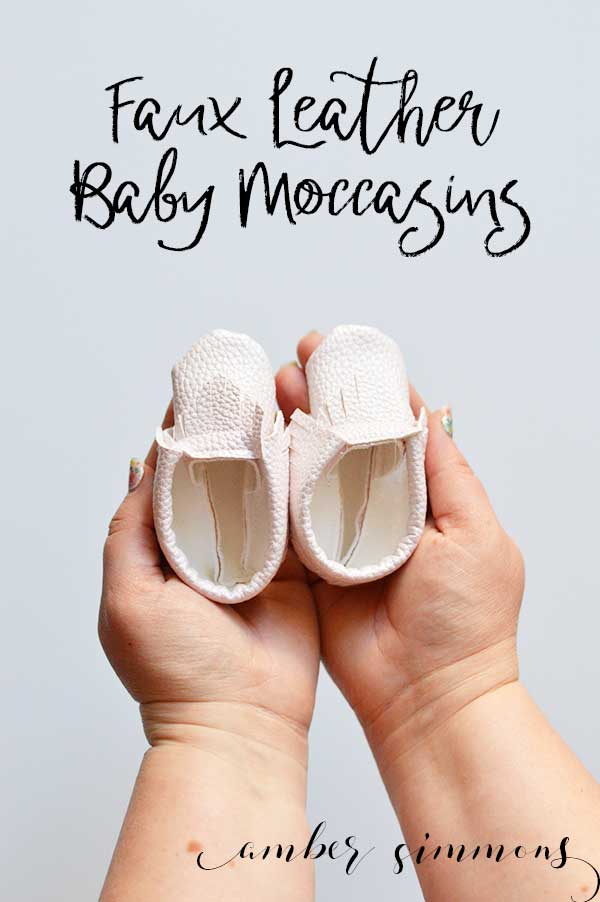 Whip up some cute faux leather baby moccasins by using the Cricut Maker to cut them out. All that's left is the quick assembly process.