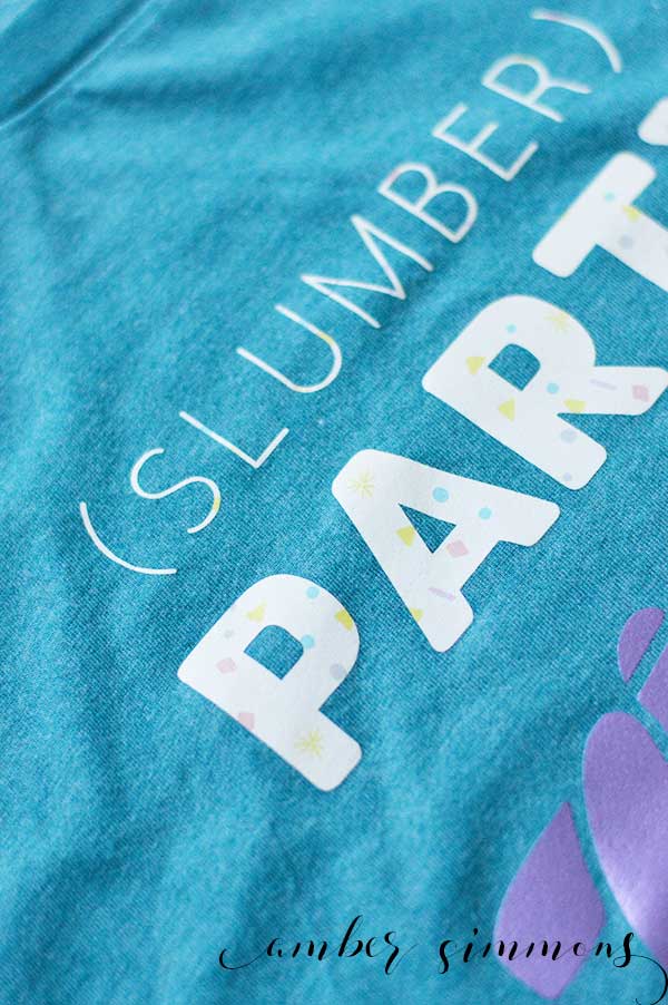 This fun and easy slumber party animal shirt will let everyone at the party know just how much of a party animal you are.
