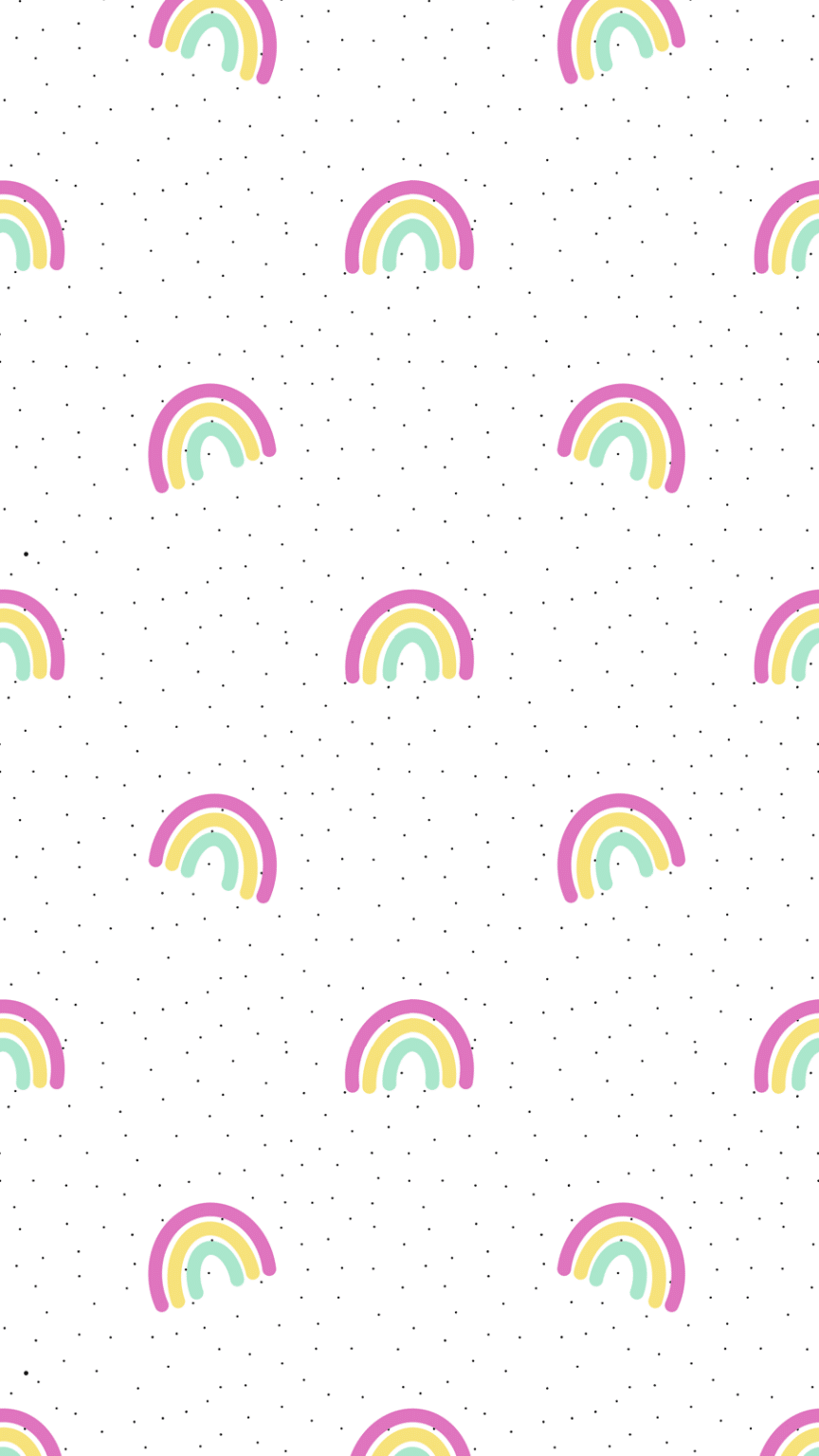 Happy Sunshine and Rainbows Free Phone Wallpaper - Amber Simmons