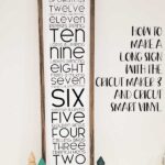 This tutorial for how to make a long sign with the Cricut Maker 3 and Cricut Smart Vinyl will have you making projects in no time.